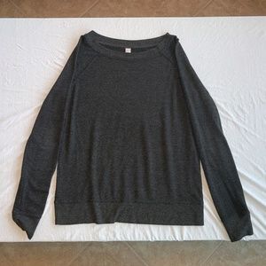 Long Sleeve Grey Top